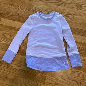 Girls size small under Armor cold gear long sleeve shirt